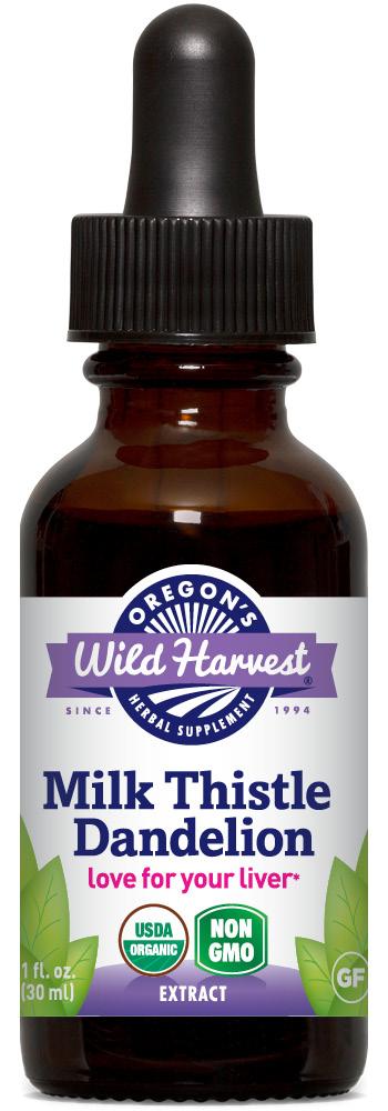 Milk Thistle Dandelion, Extract, Organic