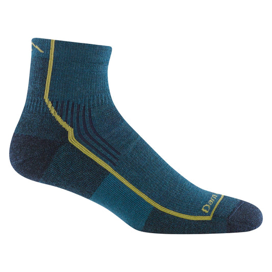 @@Hiker 1/4 Sock, Merino Wool, Midweight with Cushion, Dark Teal