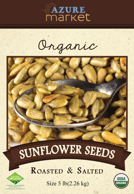 Sunflower Seeds, Roasted & Salted, Organic