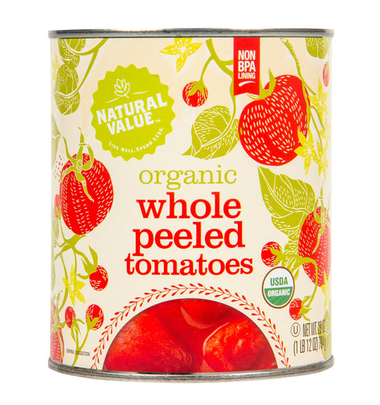 Tomatoes, Whole Peeled, Organic