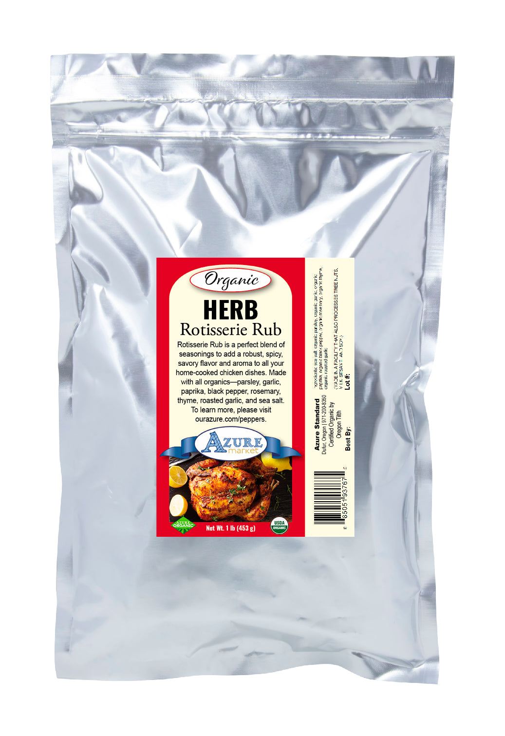 Herb, Rotisserie Rub, Organic
