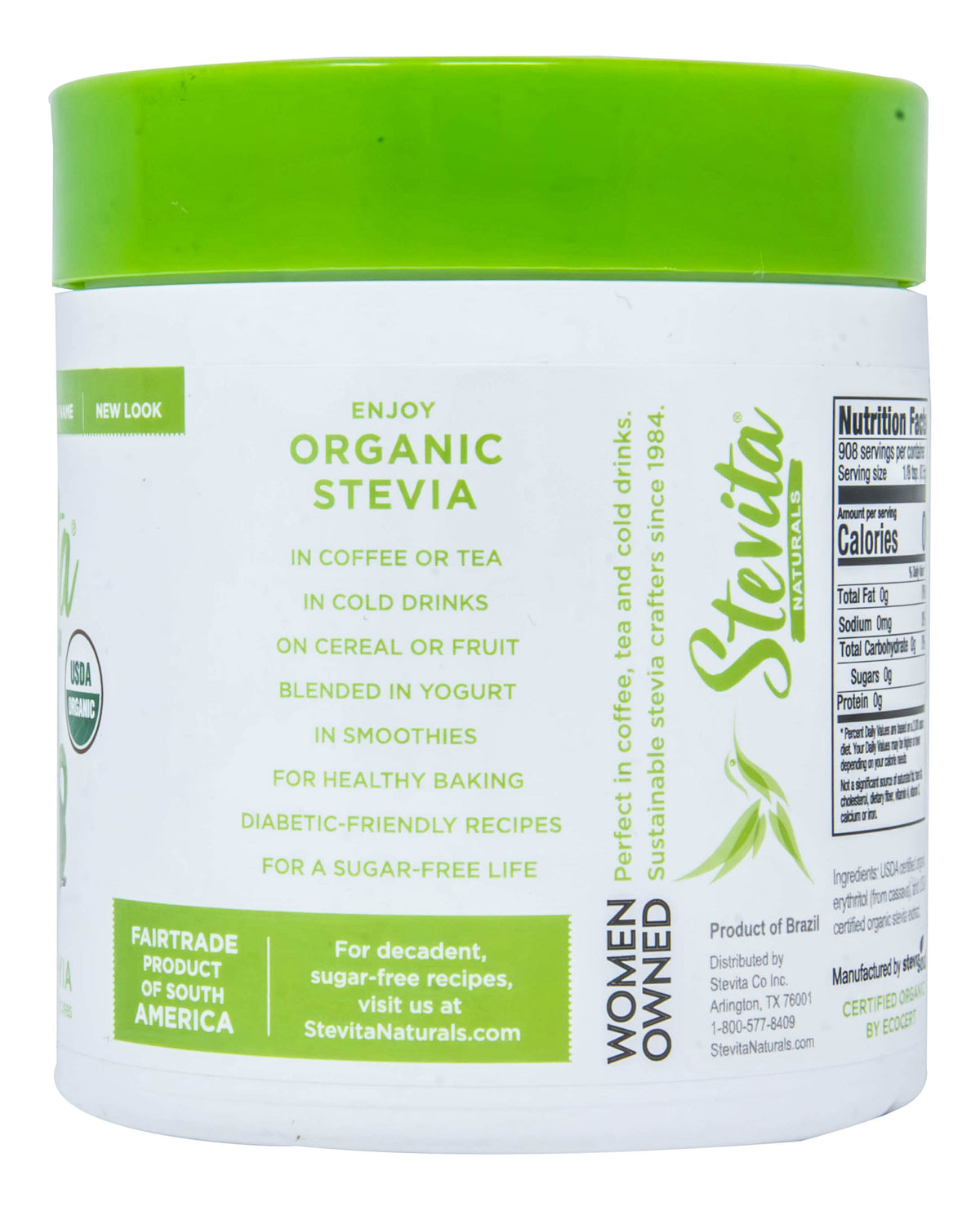 Stevia Powder, Jar, Organic