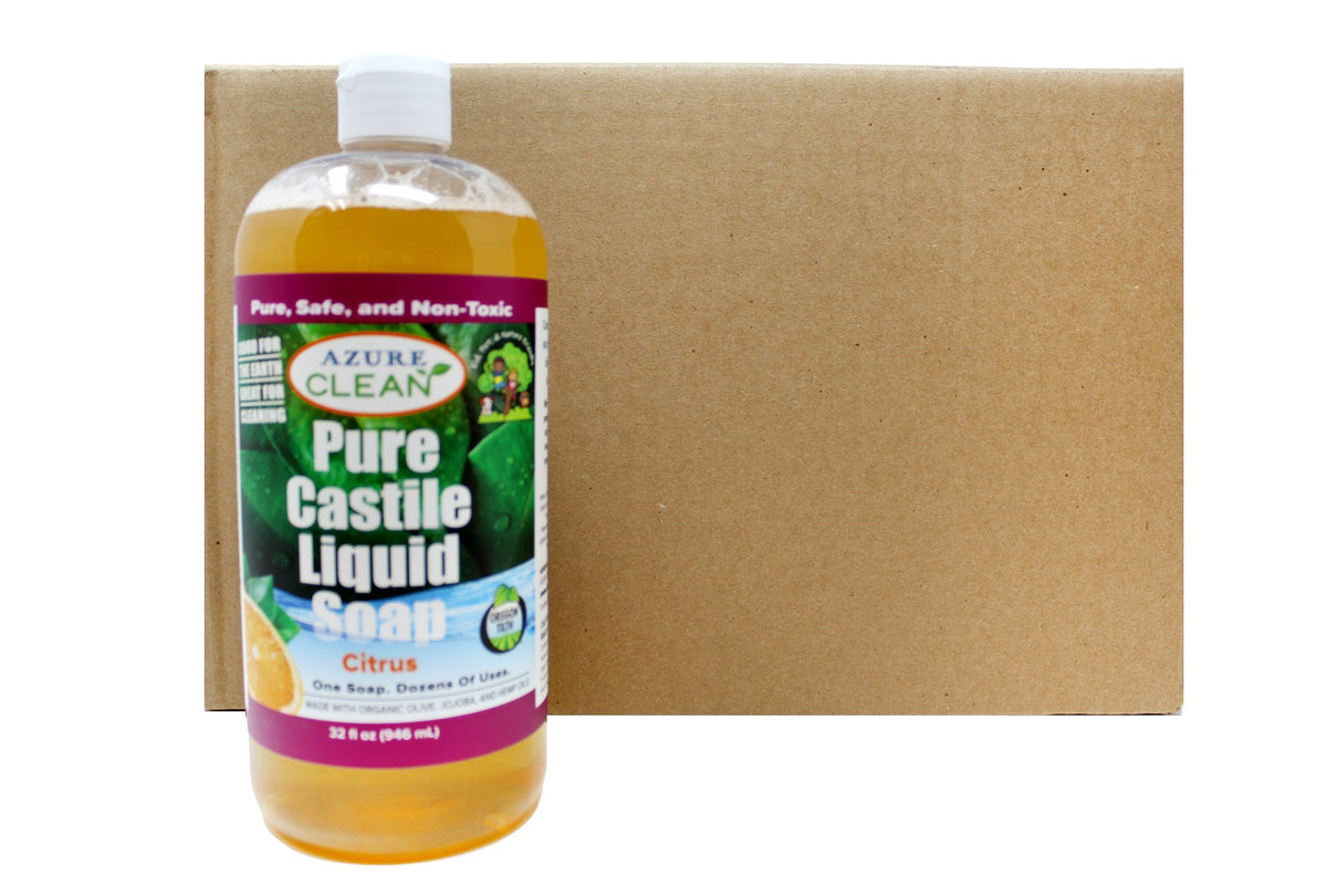 Castile Liquid Soap, Pure, Citrus, Organic
