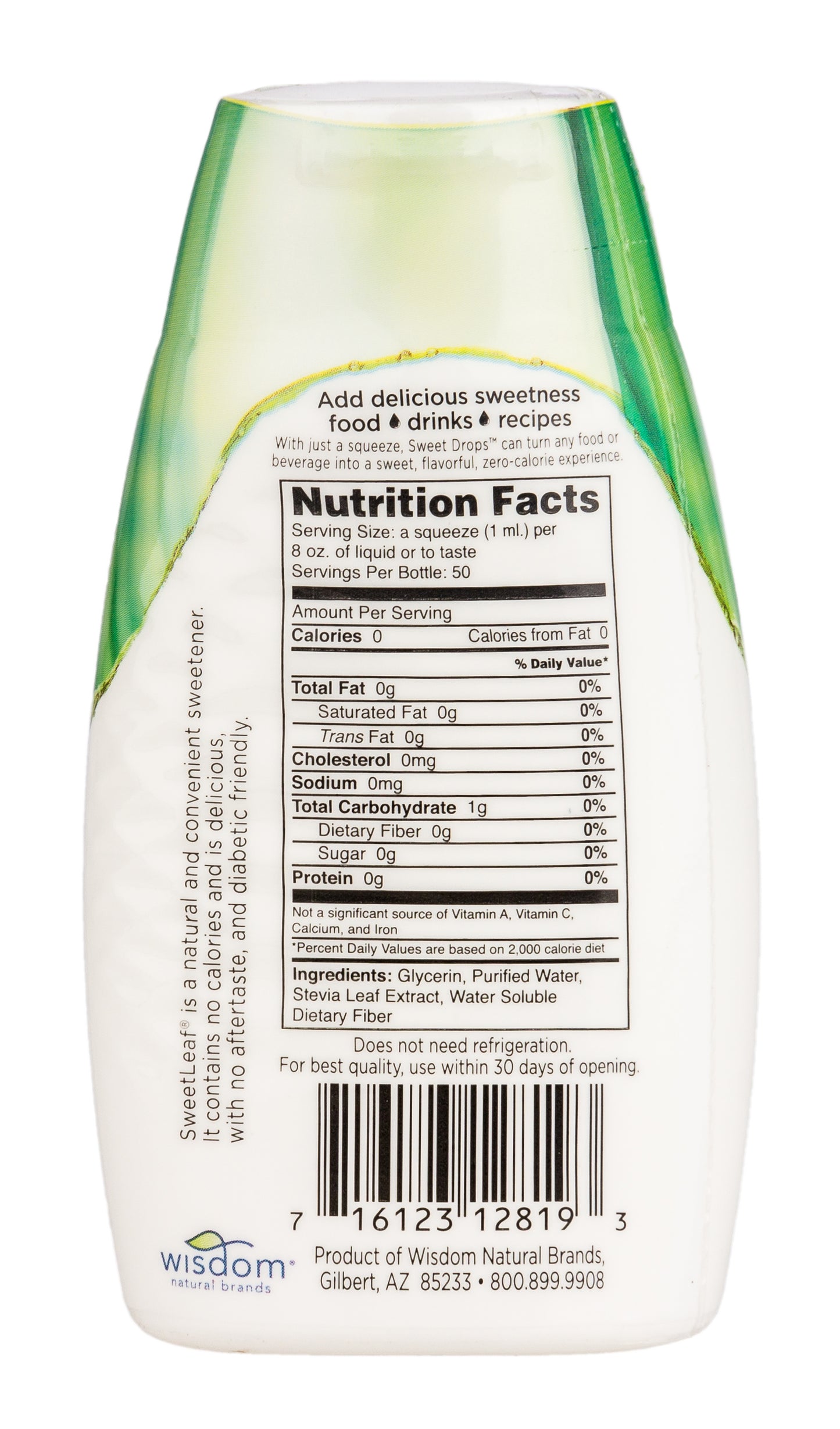 Sweet Drops, Stevia Clear