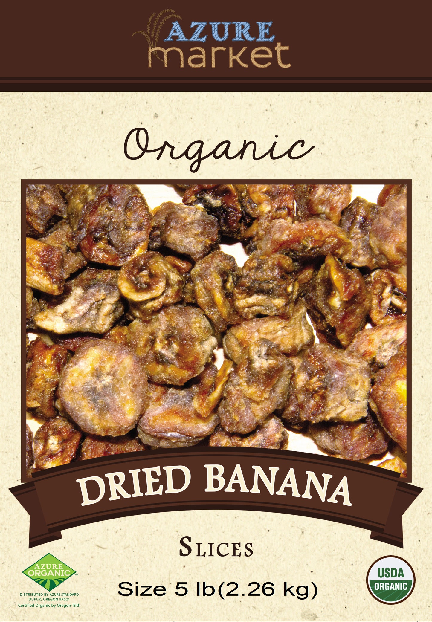 Banana, Slices, Organic