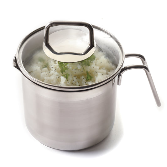 Krona Multi-Pot with Straining Lid, 8 cups, Stainless Steel