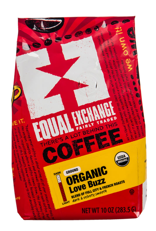 Coffee, Ground, Love Buzz Blend, Organic
