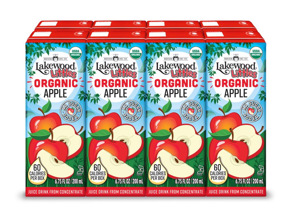 Littles Juice Box, Apple, Organic