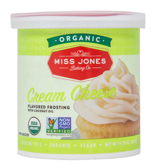 Frosting, Buttercream, Cream Cheese, Organic