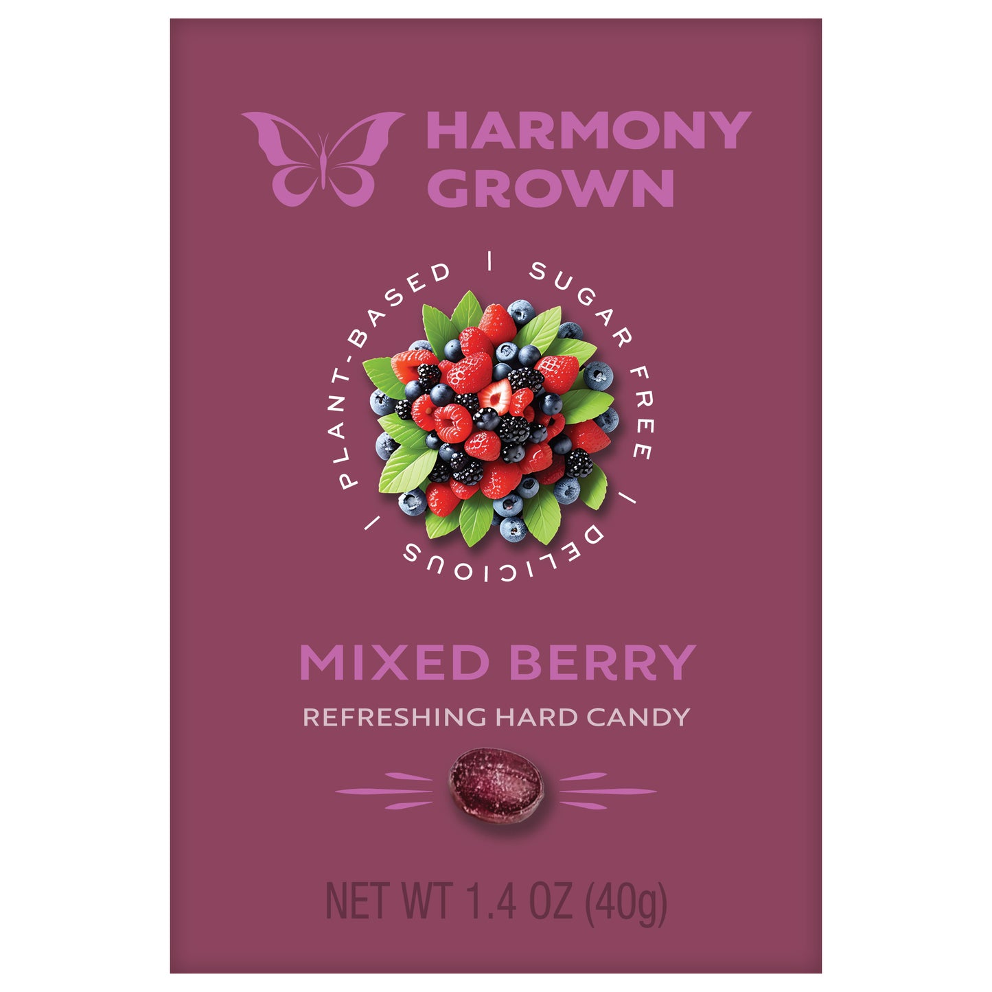 Hard Candy, Mixed Berry, Sugar Free