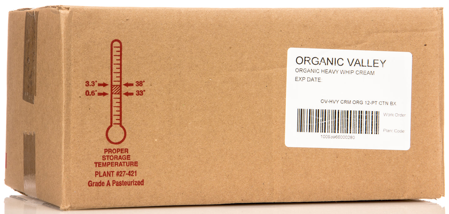 Heavy Whipping Cream, Ultra Pasteurized, Organic