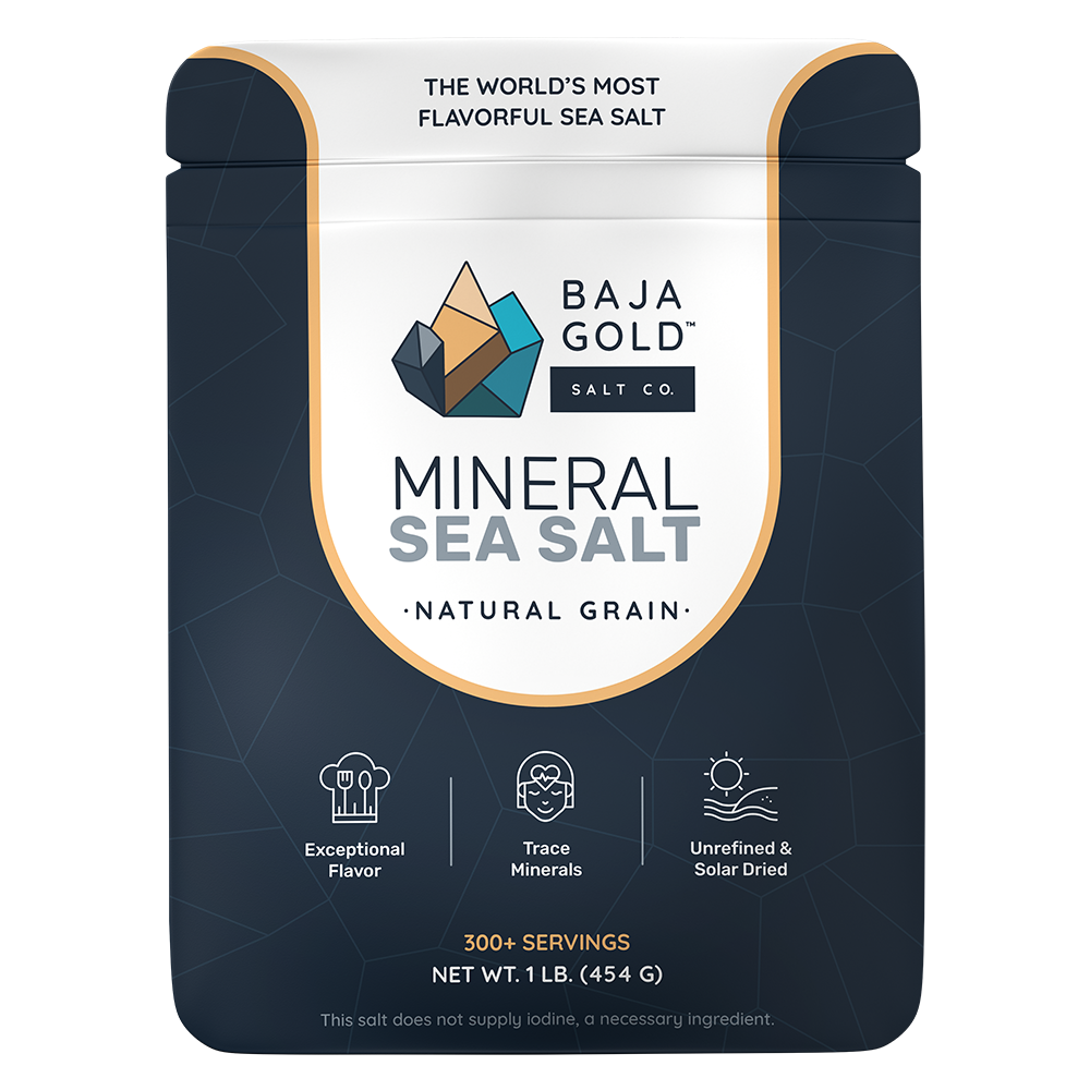 Mineral Sea Salt, Natural Grain