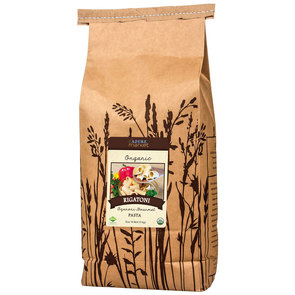 Rigatoni Azuroni Gourmet Pasta, Organic