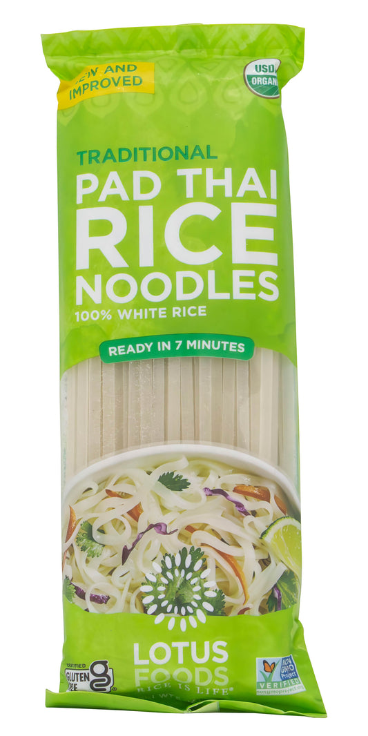 Rice Noodles, Traditional Pad Thai, Organic