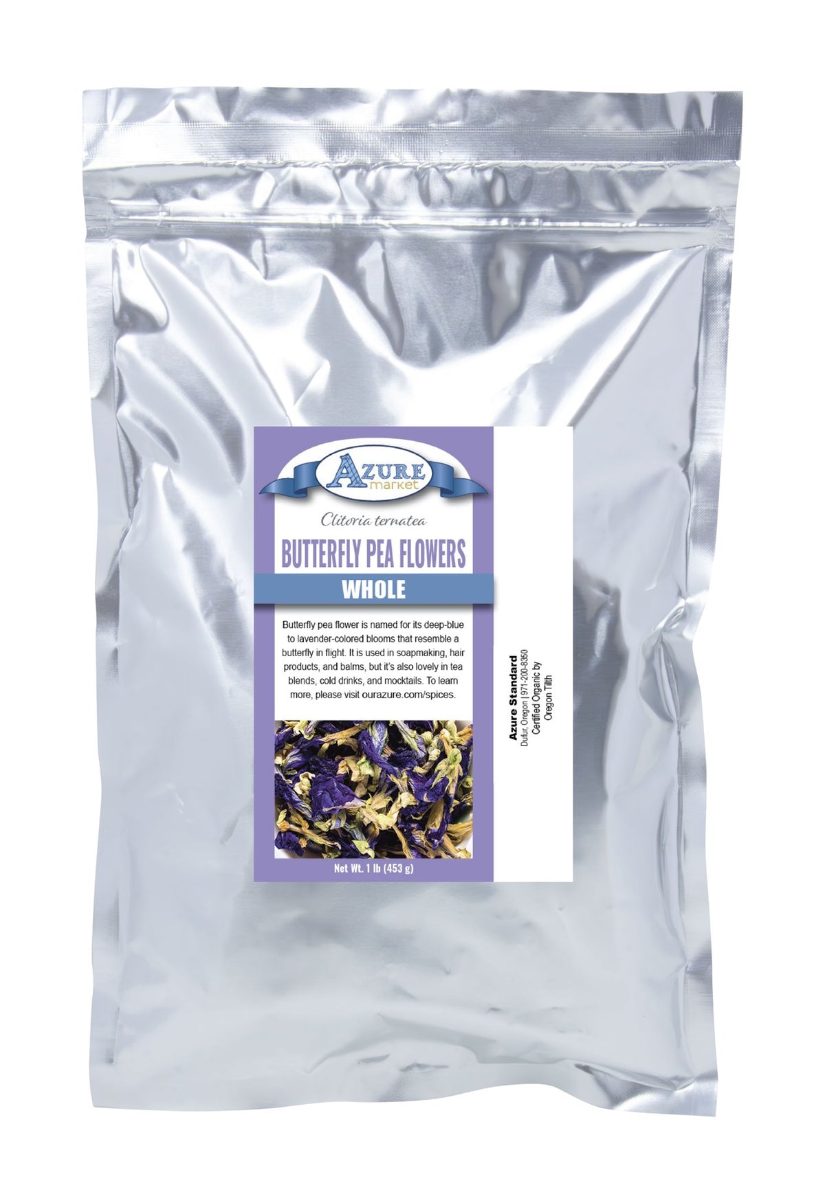Butterfly Pea Flowers, Whole