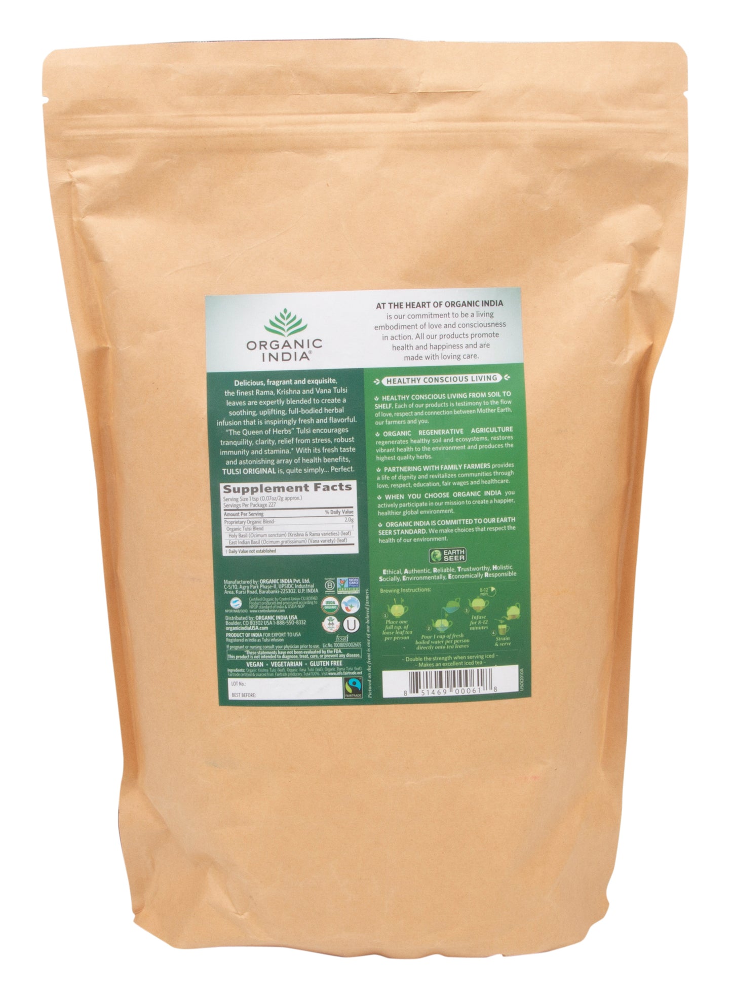 Tulsi Tea Original, Loose Leaf, Organic
