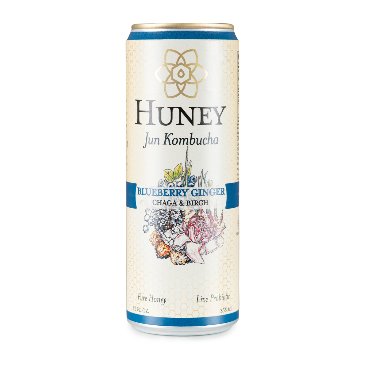 Jun Kombucha, Blueberry Ginger