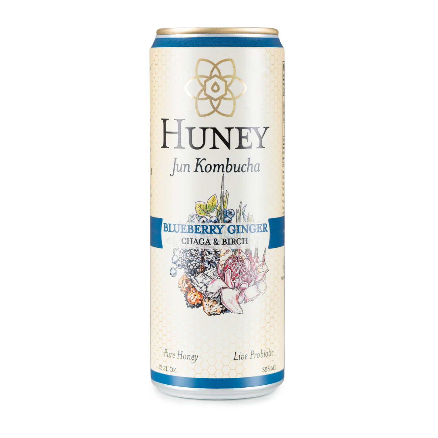 Jun Kombucha, Blueberry Ginger