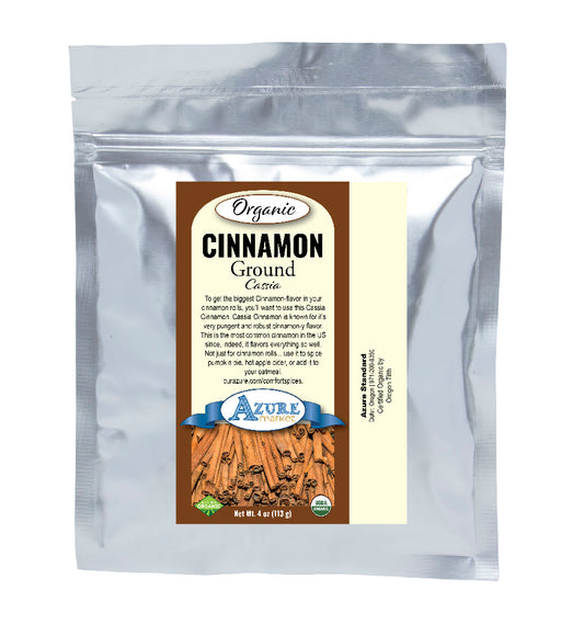 Cinnamon Ground, Cassia, Organic