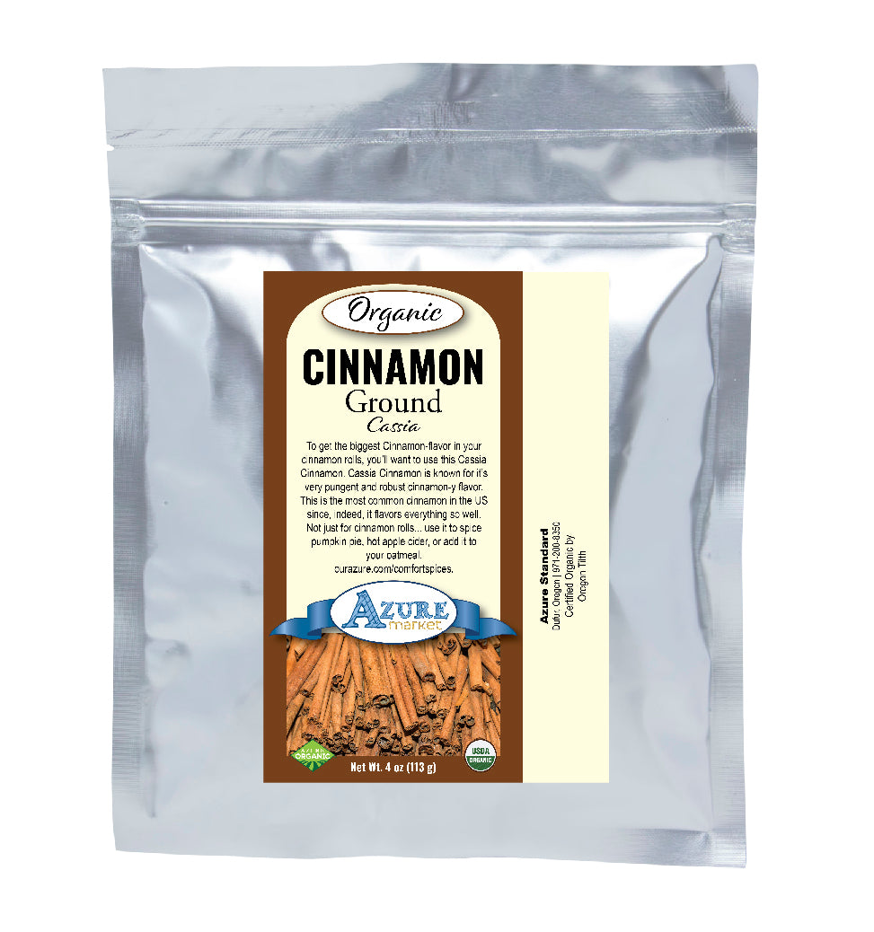 Cinnamon Ground, Cassia, Organic