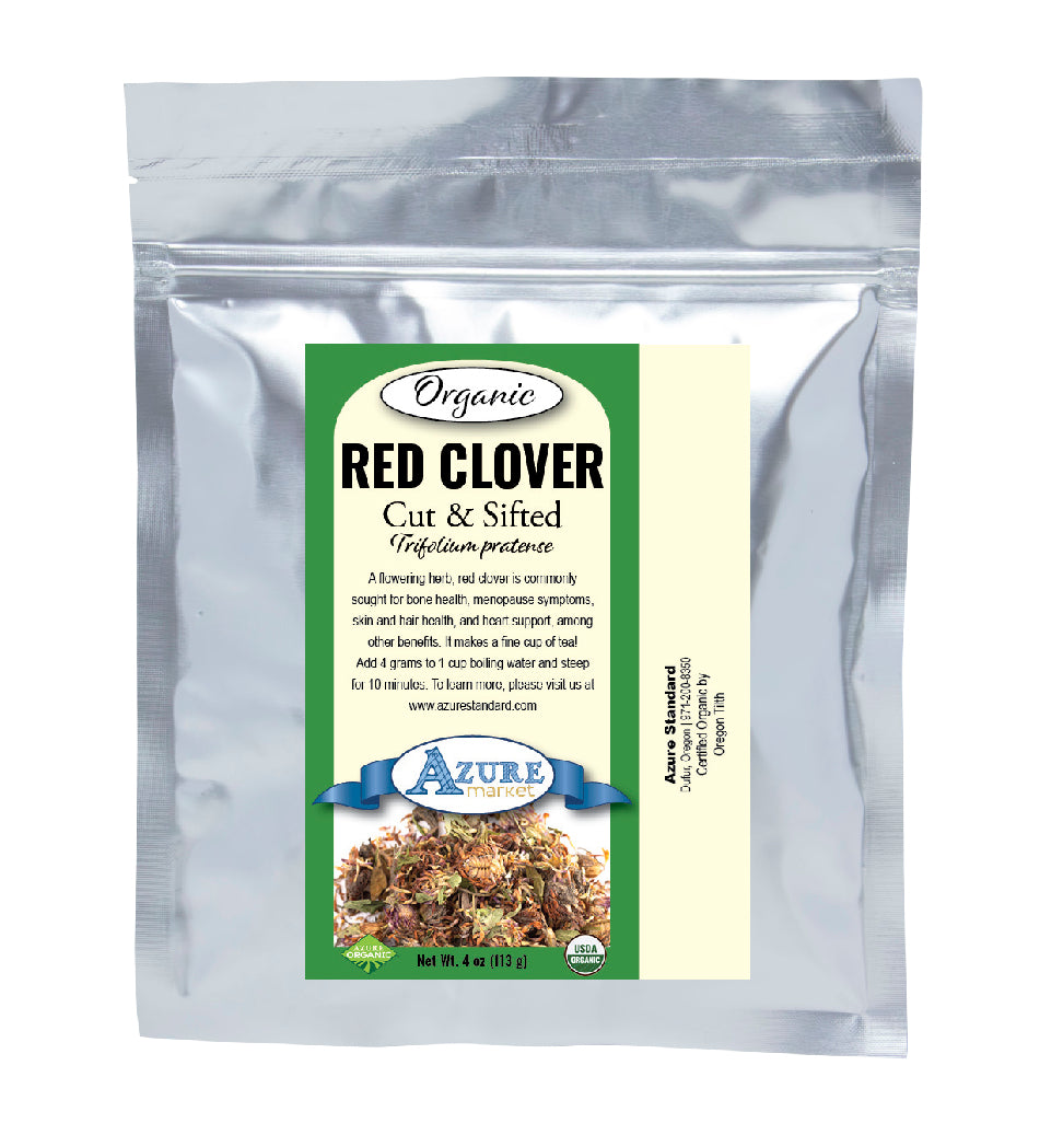 Red Clover, Cut & Sifted, Organic