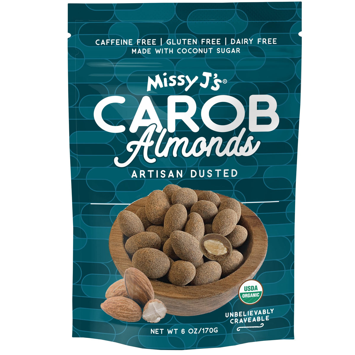 Carob Covered Almonds, Organic
