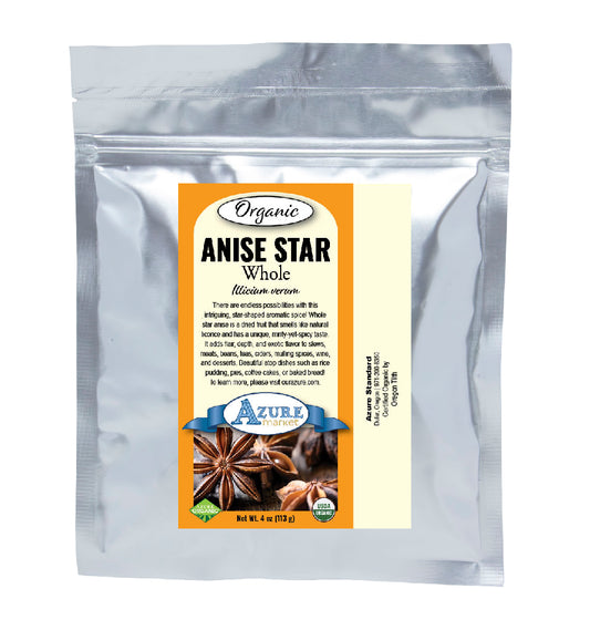 Anise Star Whole, Organic