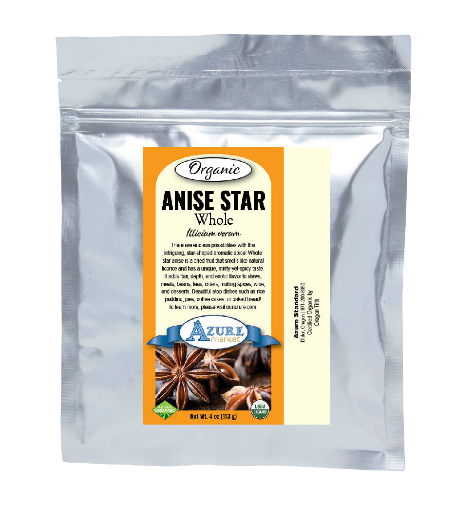 Anise Star Whole, Organic