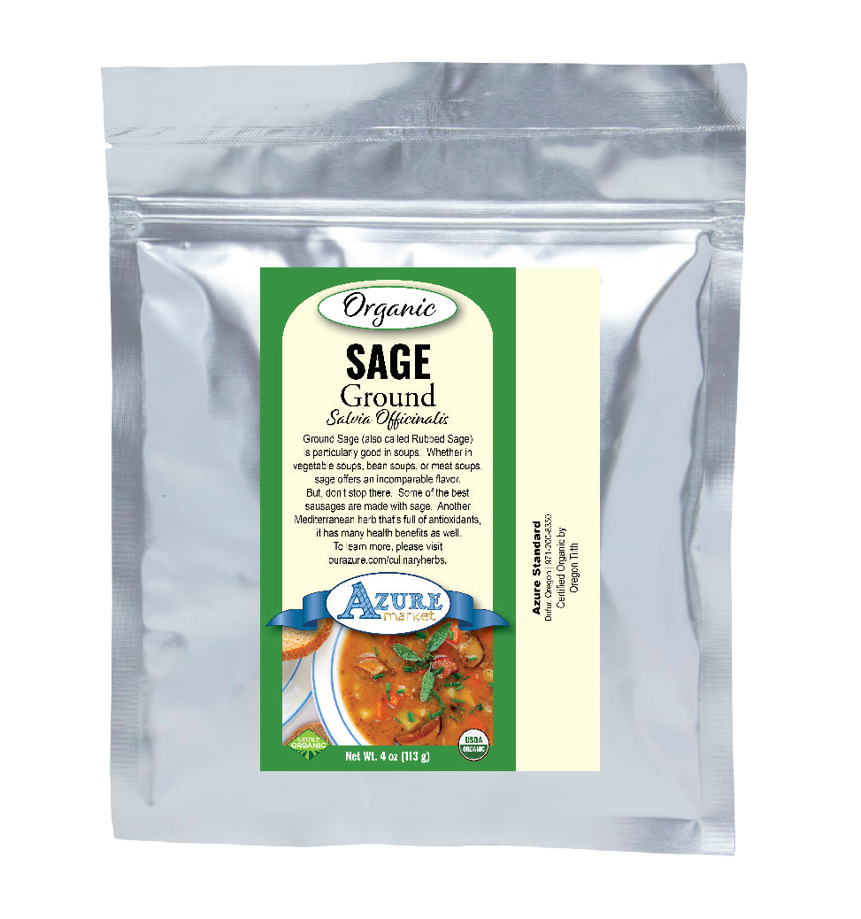 Sage, Ground, Organic