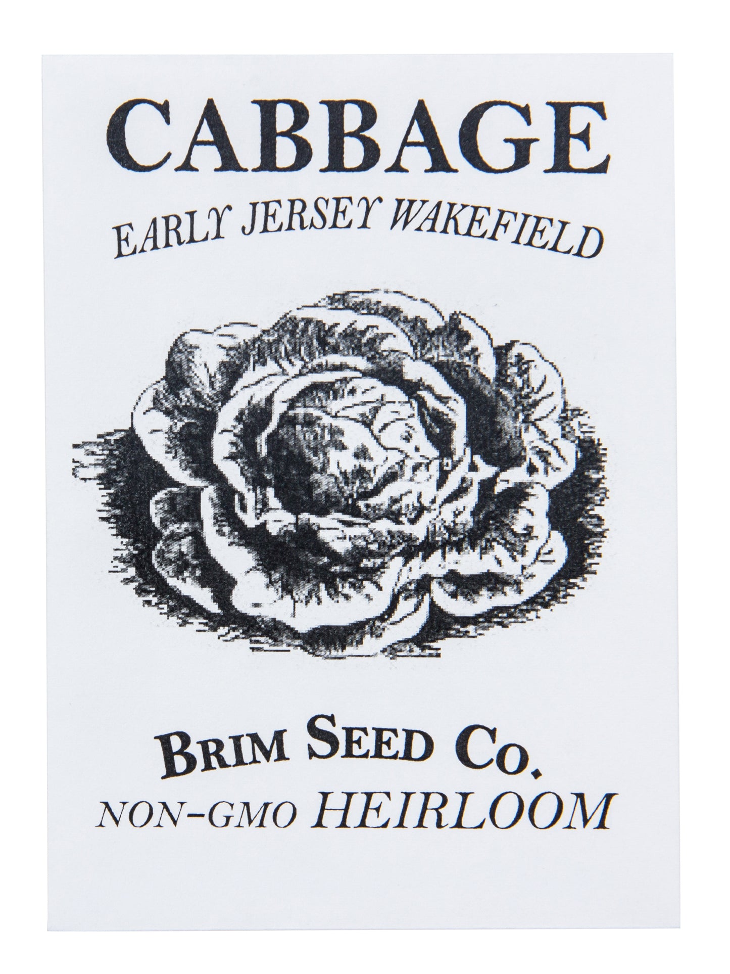 Cabbage, Early Jersey Wakefield Heirloom Seed