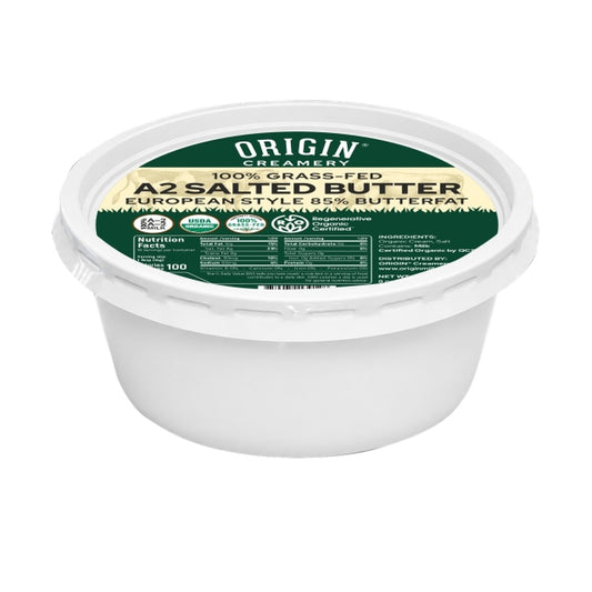 A2 Butter, Salted, Grass-Fed,  Organic