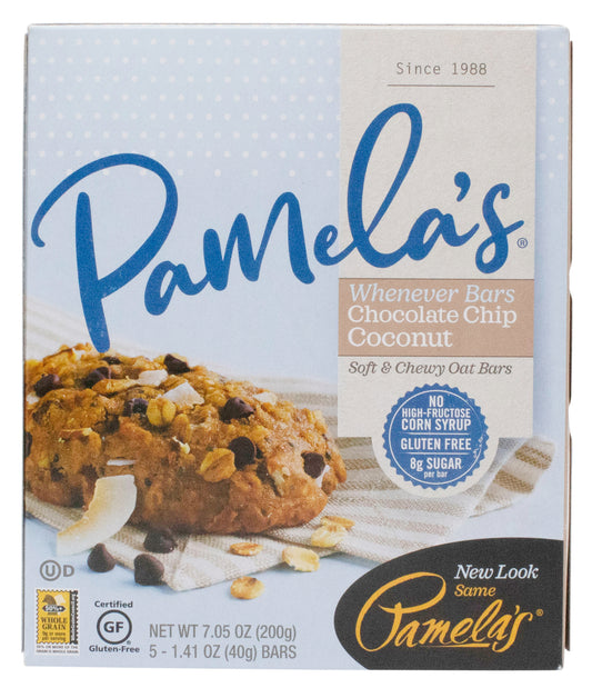 Whenever Bars, Oat Chocolate Chip Coconut, Gluten Free