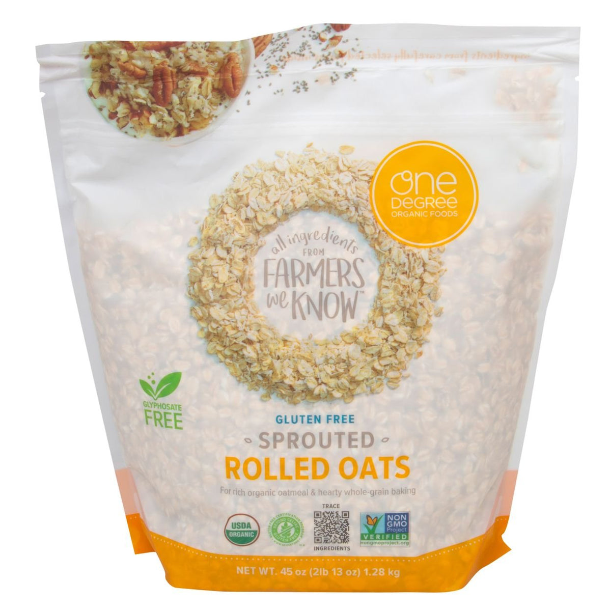 Oats, Rolled, Sprouted, Organic
