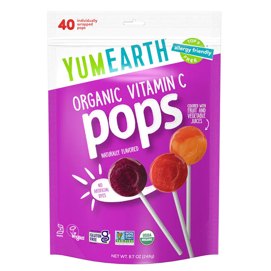 Fruit Pops Vitamin C, Assorted Flavors, Organic