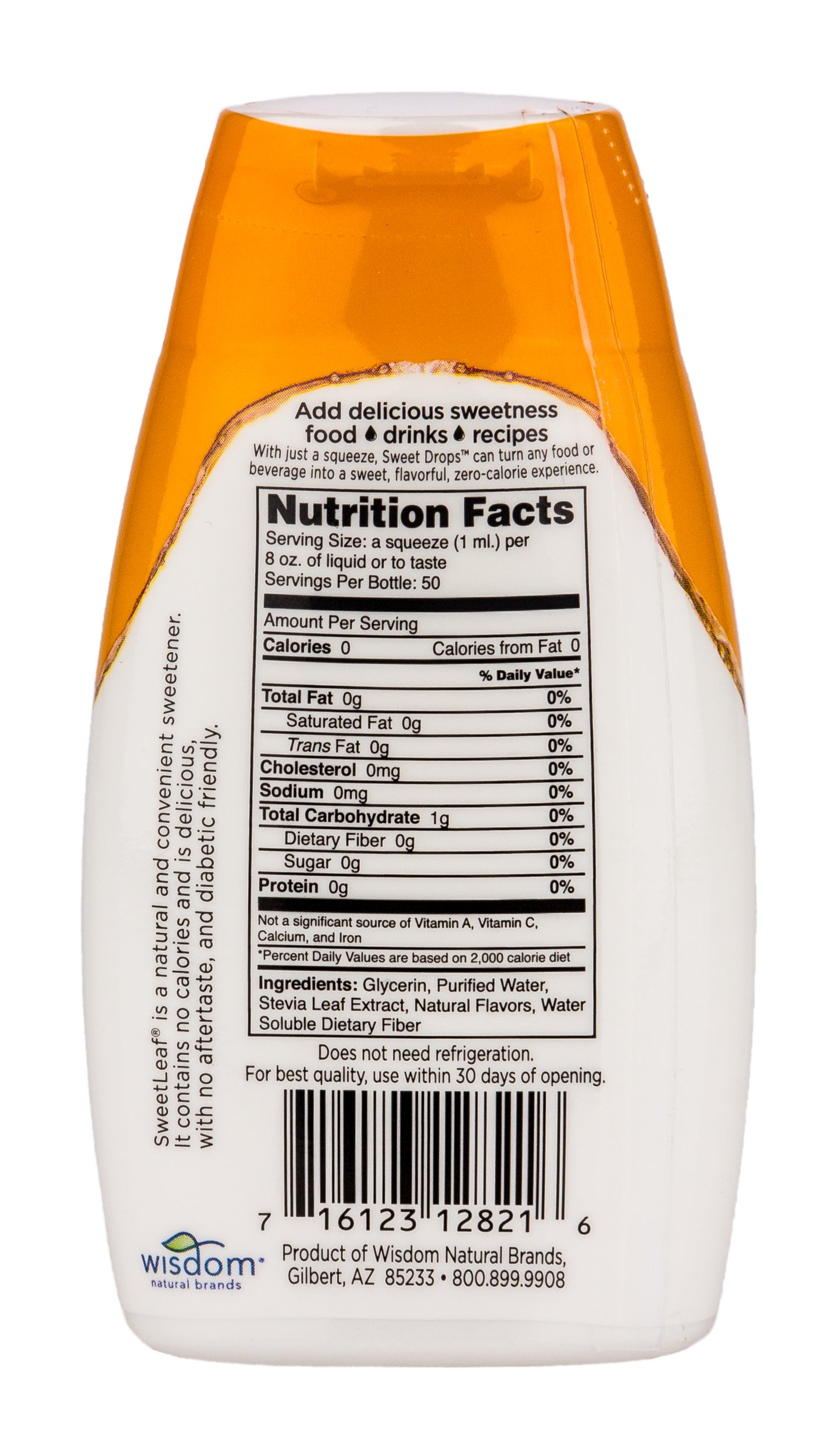 Sweet Drops, Caramel, Stevia