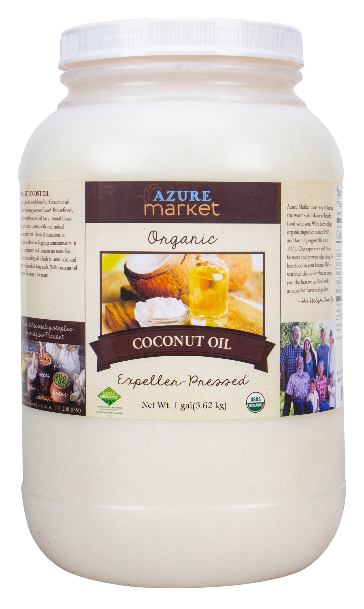 Coconut Oil, Expeller Pressed, Organic