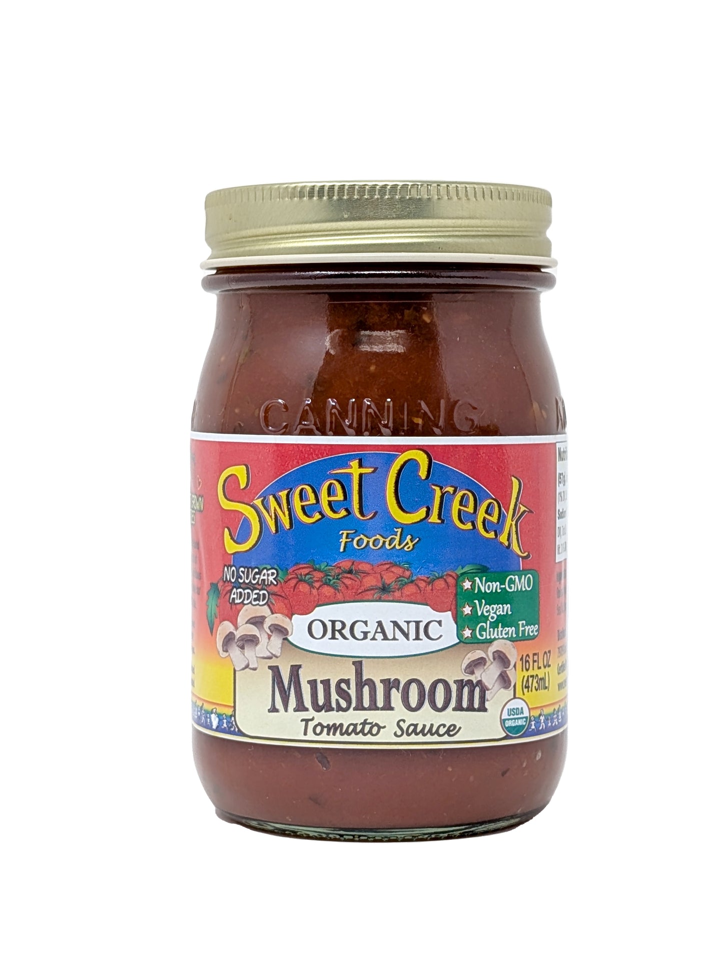 Tomato Sauce, Mushroom, Organic