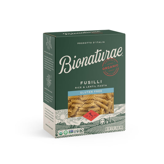 Pasta, Rice & Lentil, Fusilli, GF, Organic