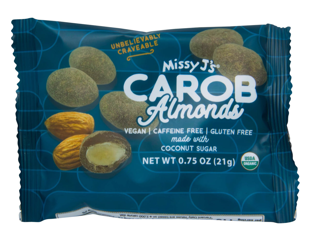 Carob Covered Almonds, Organic