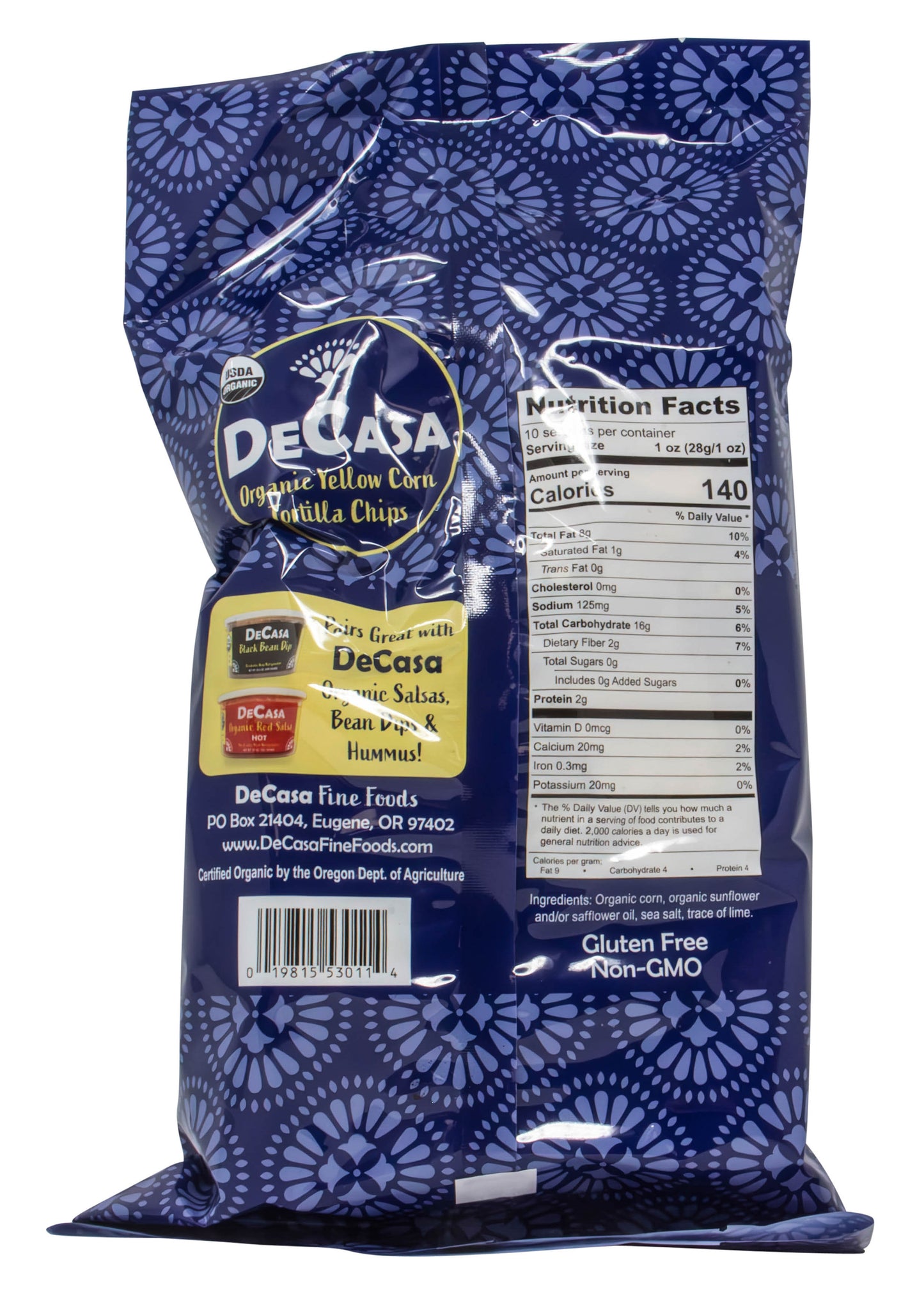 Tortilla Chips, Yellow Corn, Organic