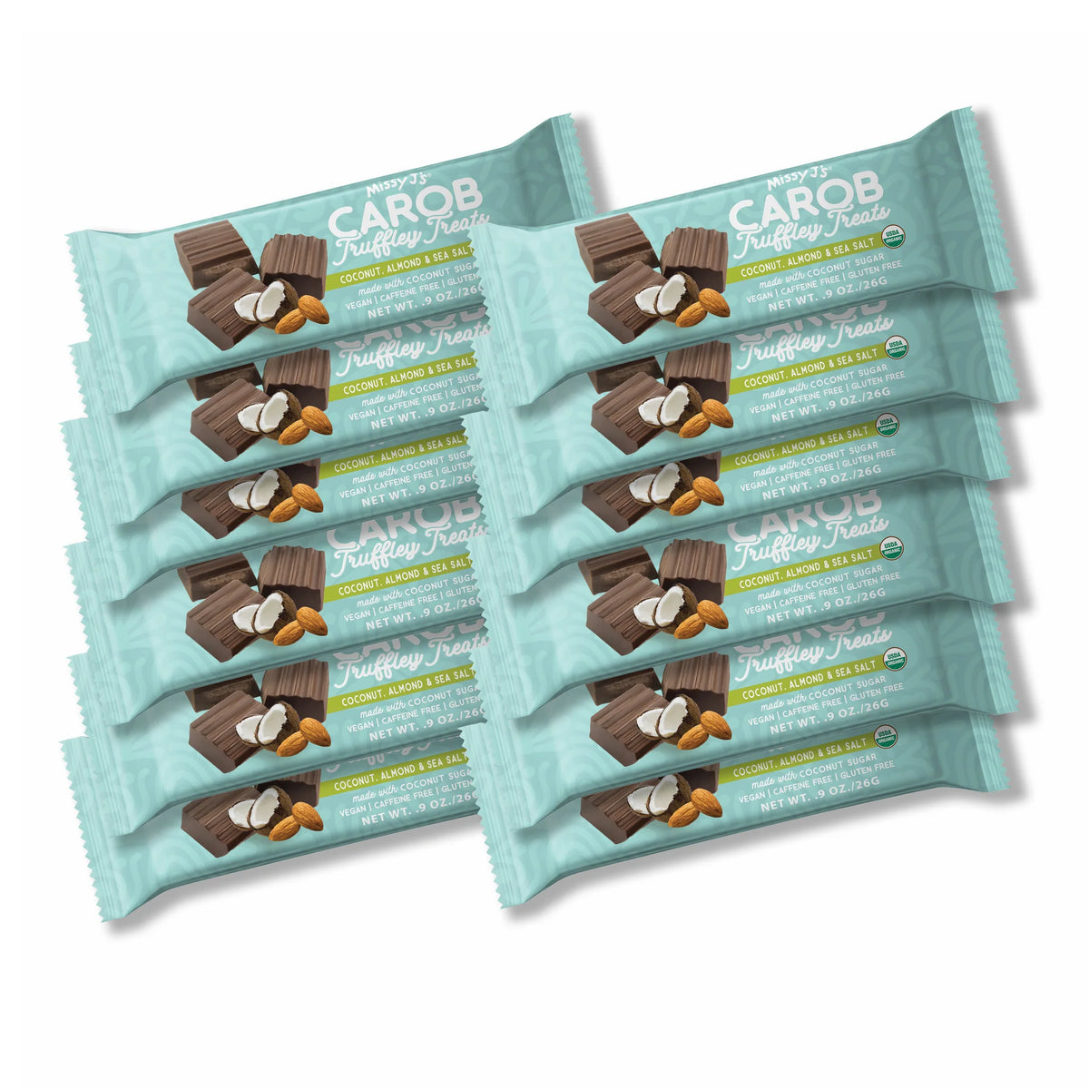Carob Truffley Treats, Coconut Almond Sea Salt, Organic