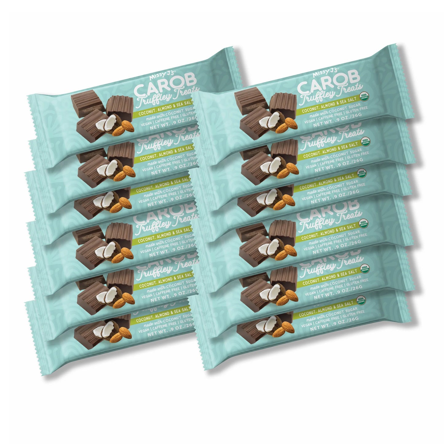 Carob Truffley Treats, Coconut Almond Sea Salt, Organic