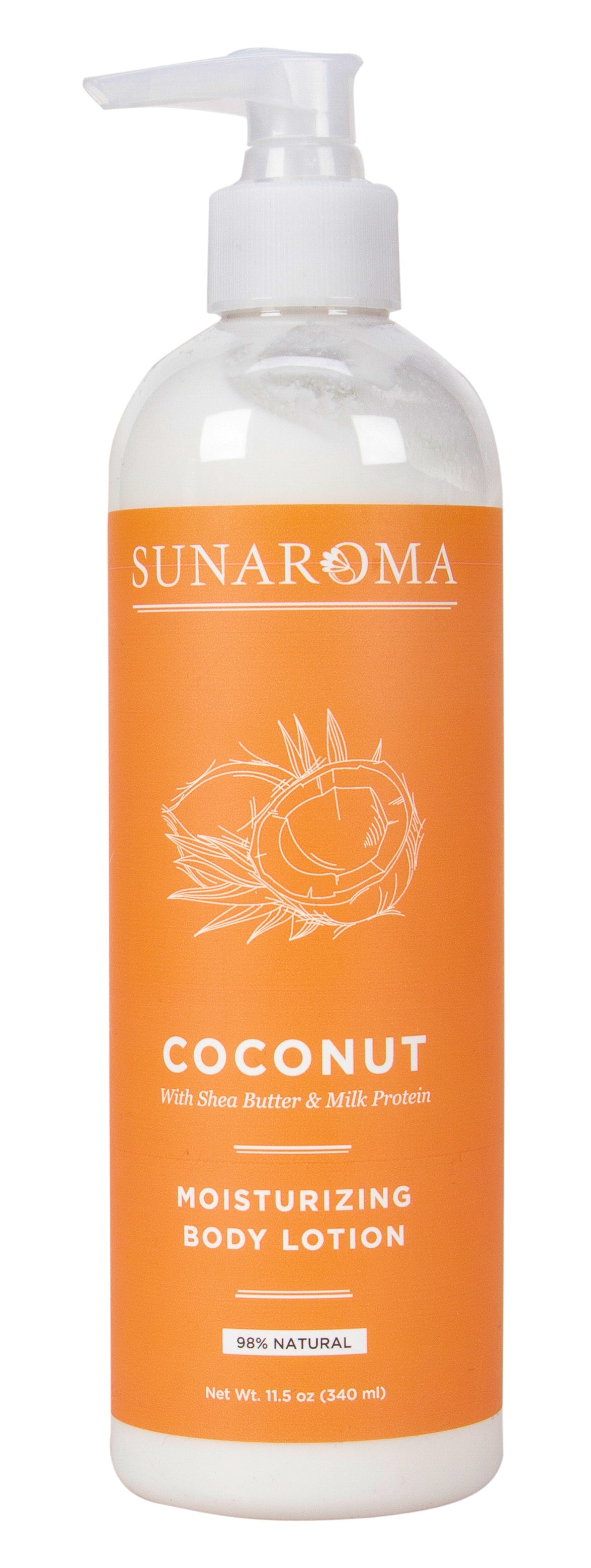 Body Lotion, Moisturizing, Coconut with Shea Butter & Milk Protein