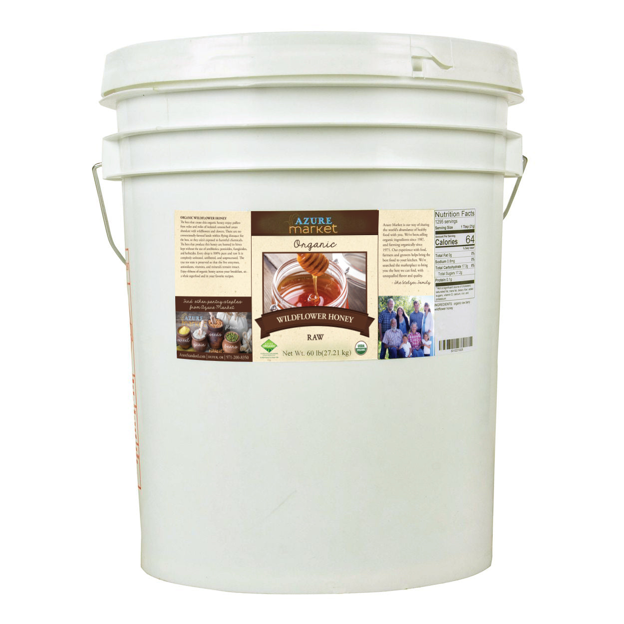 Honey, Raw, Wildflower, Organic