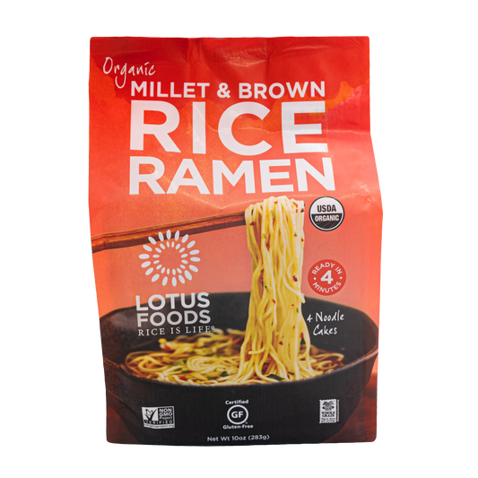 Millet & Brown Rice Ramen, Family Pack, Organic