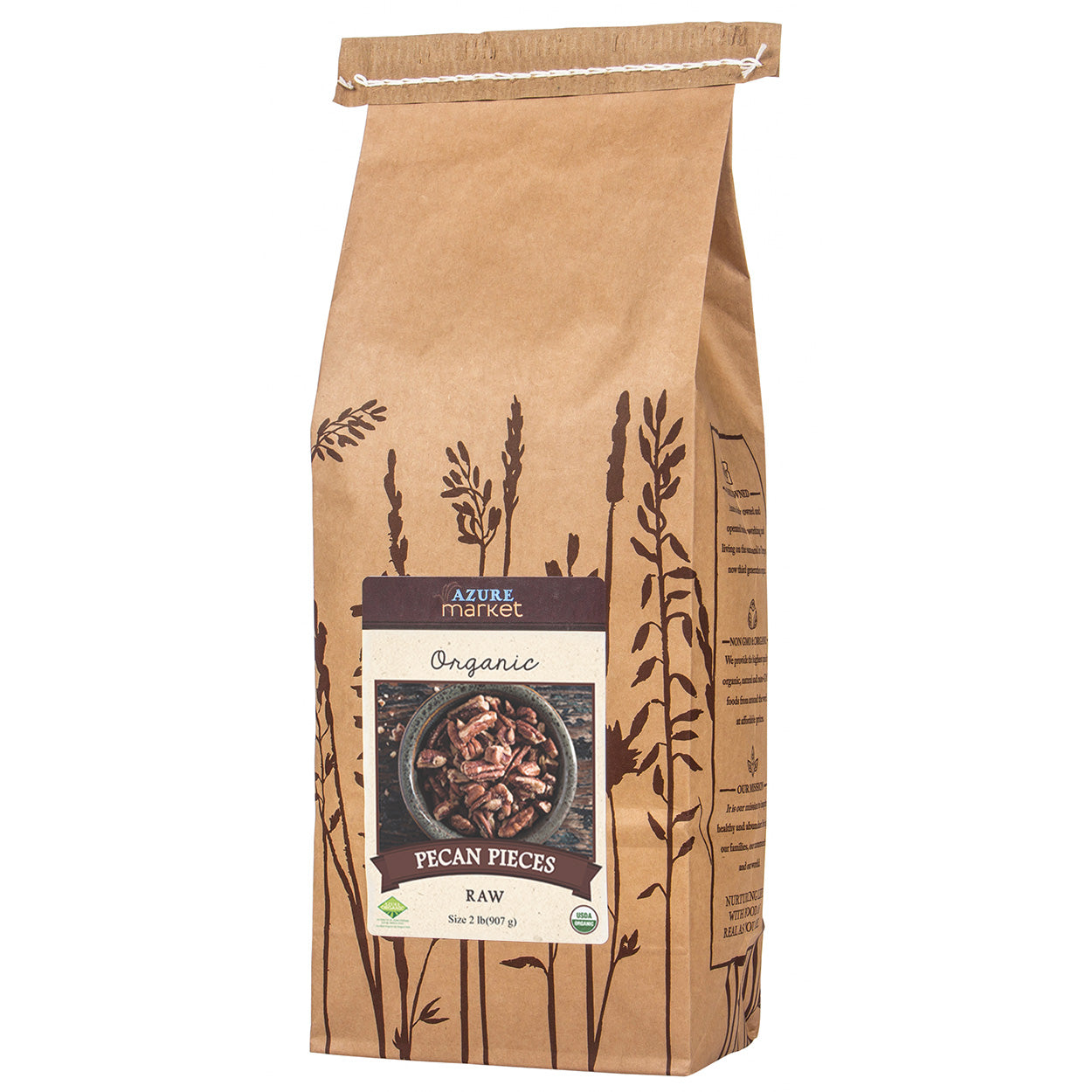 Pecans, Raw, Pieces, Organic