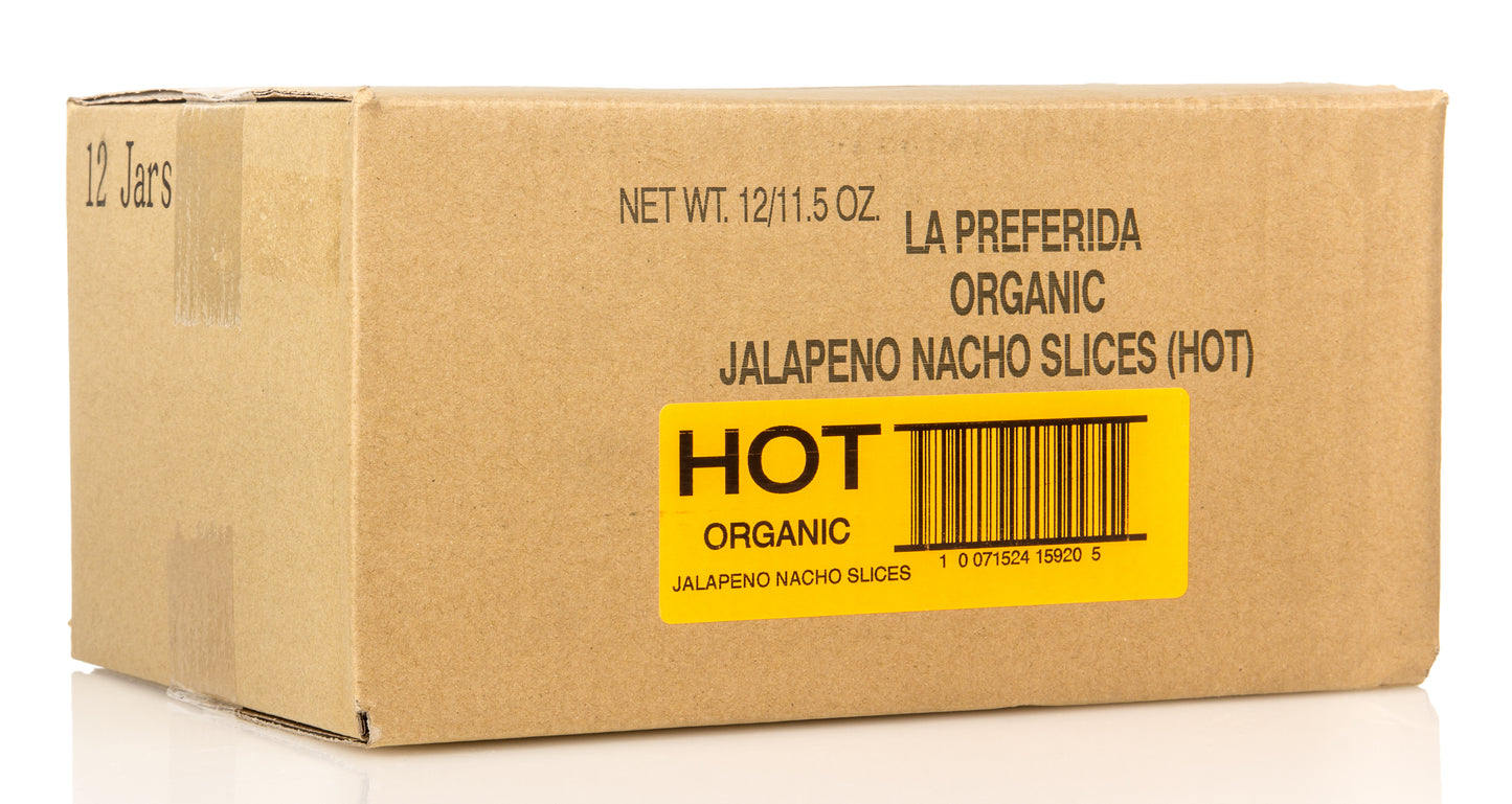 Jalapeno Nacho Slices, Hot, Organic