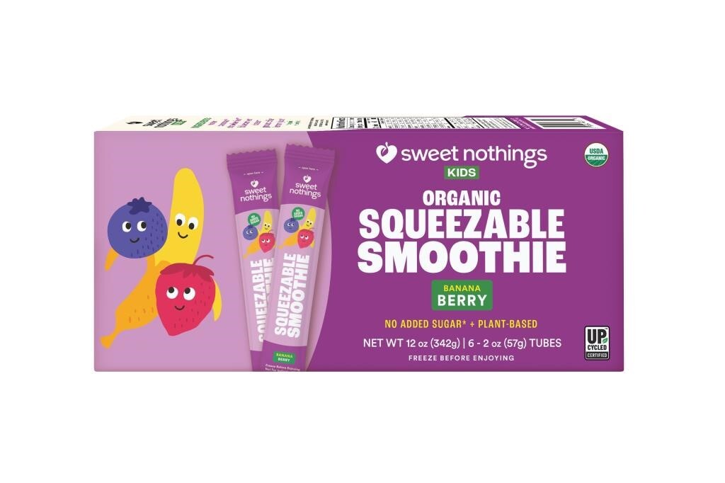 KIDS Squeezable Smoothie, Banana Berry, Organic