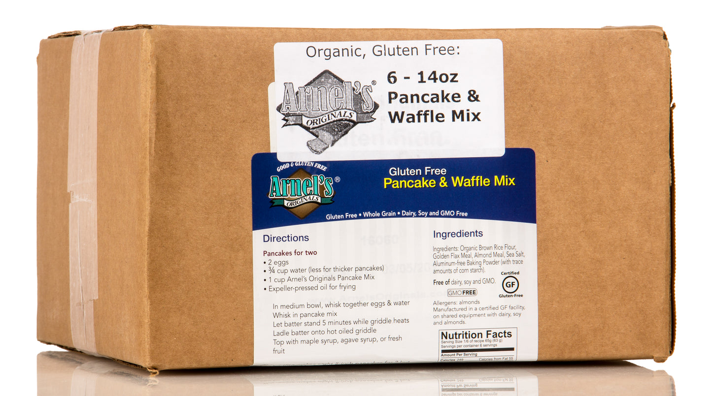 Pancake, Waffle & Crepe Mix, GF, Organic