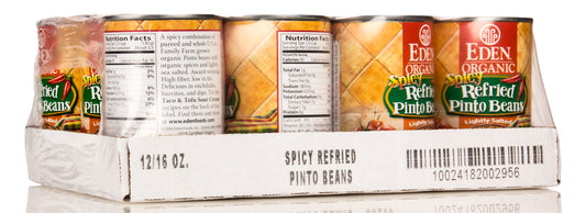 Spicy Refried Pinto Beans, Organic